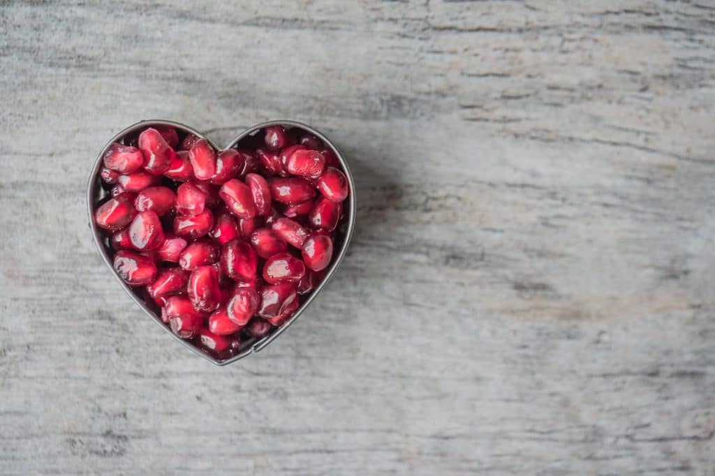 hear shaped bowl portraying a healthy heart